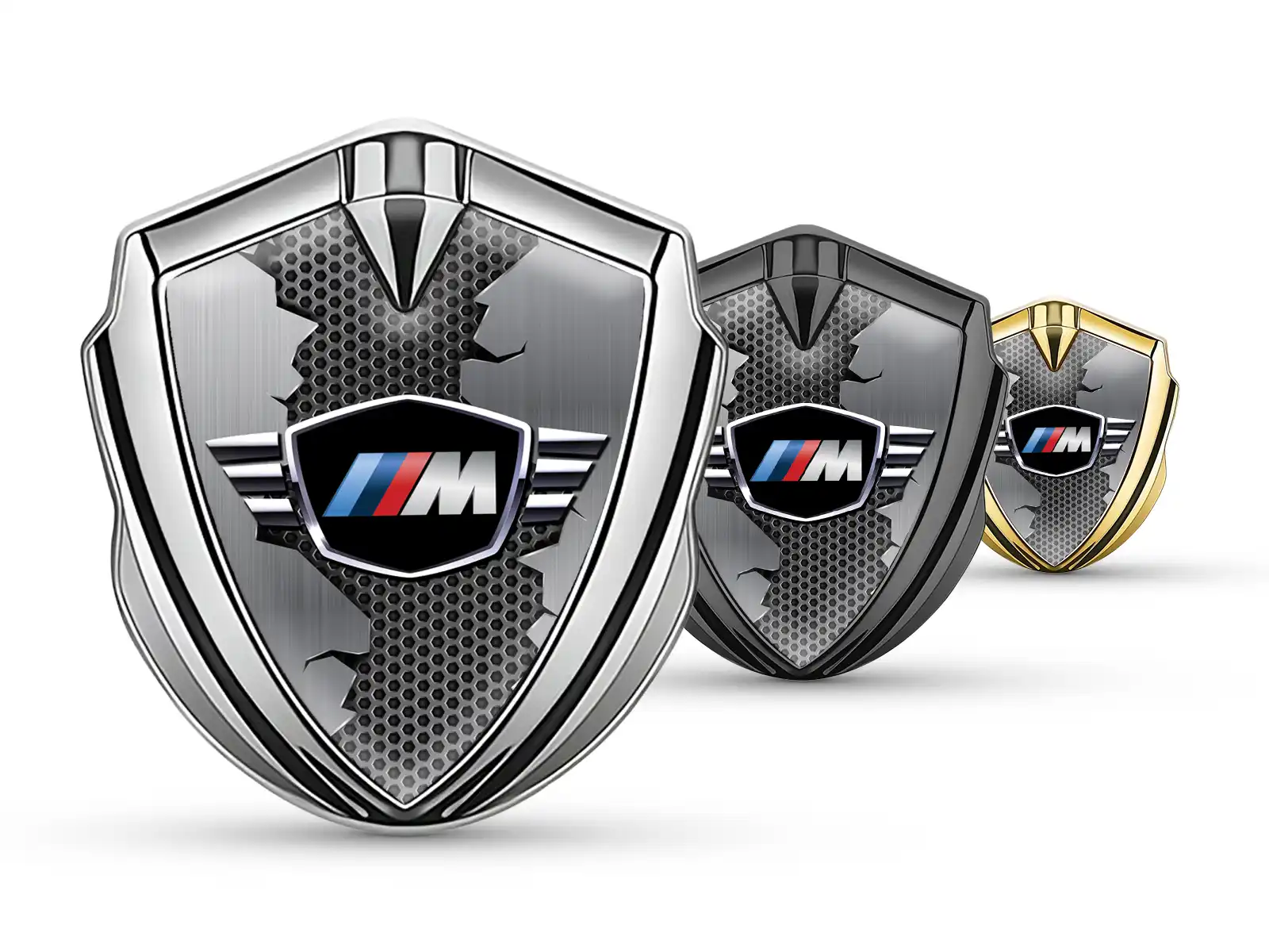 BMW Emblema Abovedado Emblema Duradero Elegante Forma